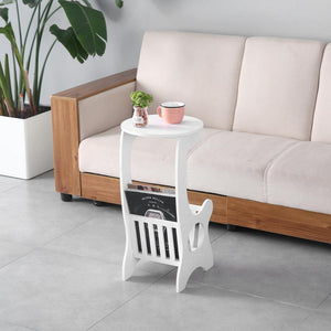 Modern Round Table - White - Home Happy Hour