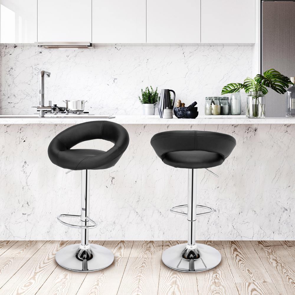 Round Cushion Bar Stool Home Happy Hour