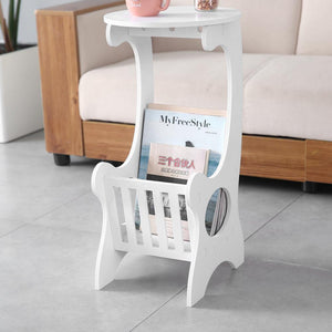 Modern Round Table - White - Home Happy Hour